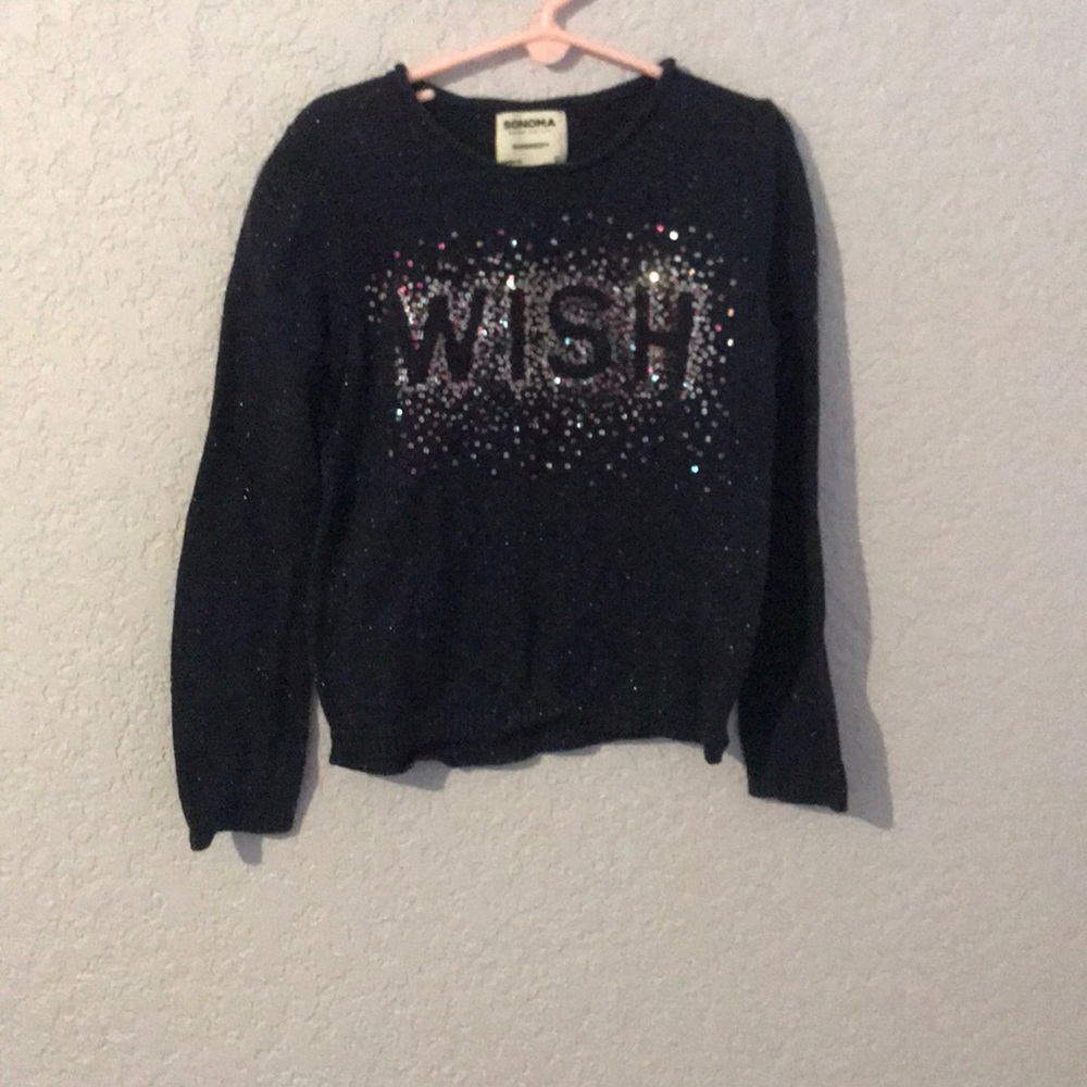Dark blue sweater